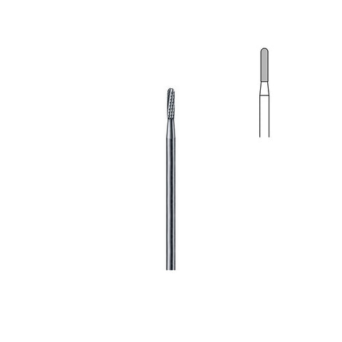 Fraise carbure 31RL 012 moyenne avec taille transversale FGx-lg cylindre long bout arrondi
