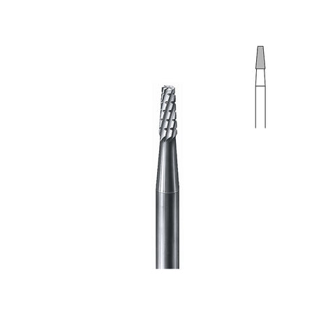 Fraise carbure 33 023 moyenne avec taille transversale PM cône bout plat