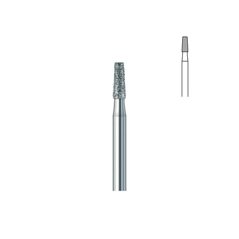 Fraise diamant 845KR.FG 016 grains moyens cône bord arrondi