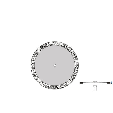 Disque diamant dans la masse série 321 FLEX 400 grain moyen