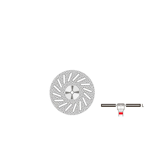 Disque diamant série 605 SUPERFLEX 220 grain fin