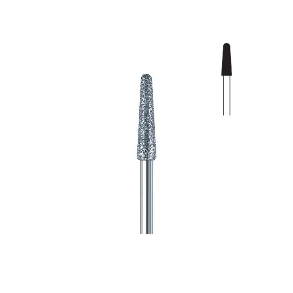 Fraise diamant 856.FG 025 grains moyens cône bout arrondi