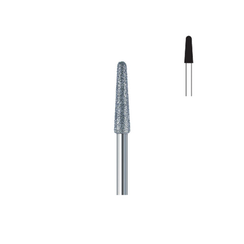 Fraise diamant 856.FG 025 grains moyens cône bout arrondi