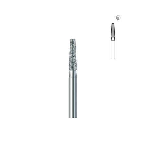 Fraise diamant 846KR.FG 016 grains moyens cône bord arrondi