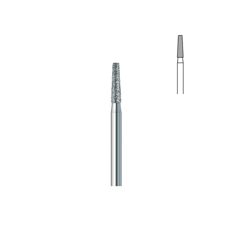 Fraise diamant 846.FG 016 grains moyens cône bout plat