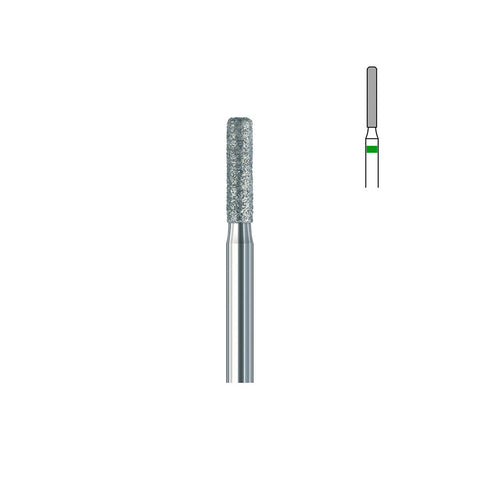 Fraise diamant 837KR.FG 012 gros grains cylindre bord arrondi