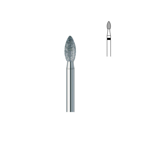Fraise diamant 368 016 FG super gros grains bouton