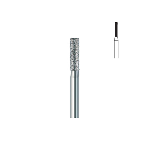 Fraise diamant 836.FG 010 grains moyens cylindre bout plat