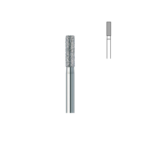 Fraise diamant 836.FG 018 grains moyens cylindre bout plat