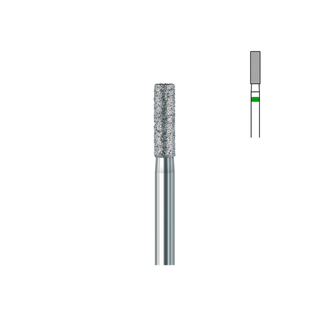 Fraise diamant 836.FG 018 gros grains cylindre bout plat