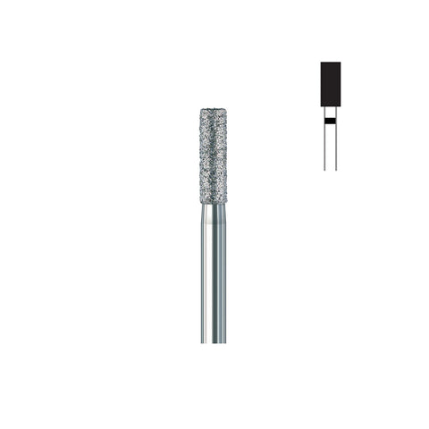 Fraise diamant 836.FG 027 super gros grains cylindre bout plat