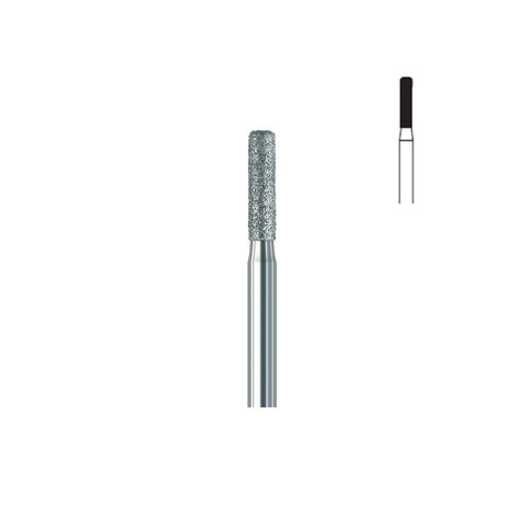 Fraise diamant 836KR 014 FG grains moyens cylindre bord arrondi