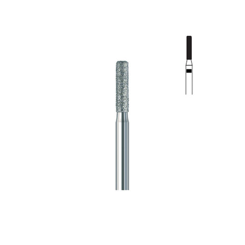 Fraise diamant 836KR 014 FG super gros grains cylindre bord arrondi