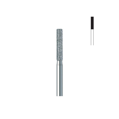 Fraise diamant 837.FG 018 grains moyens cylindre bout plat