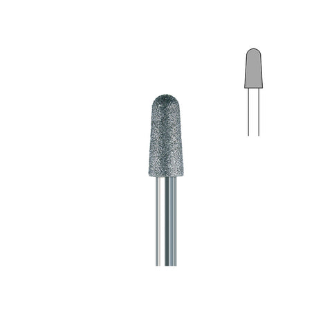 Fraise diamant 854R 040 grains moyens cône bout arrondi