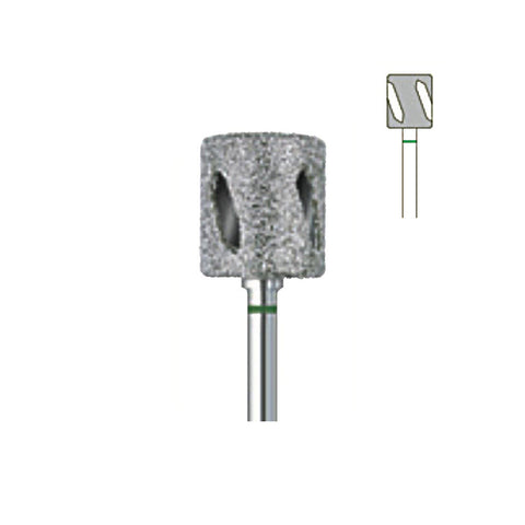Fraise diamant DT6840-075 075 gros grains cylindre bout plat