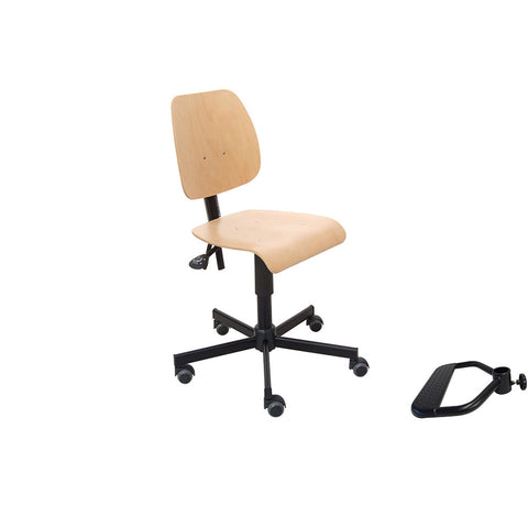 Siège bois Optima H4 RP4 asynchrone 620 à 810 mm