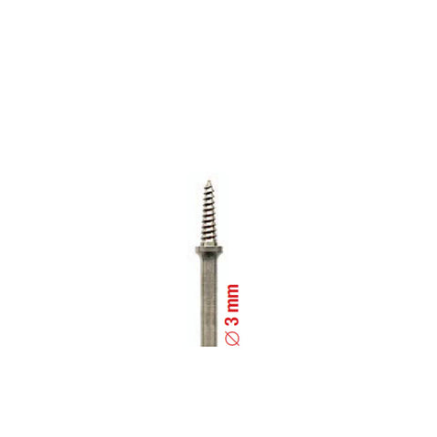 Mandrin acier pour caoutchouc Ø 3 mm