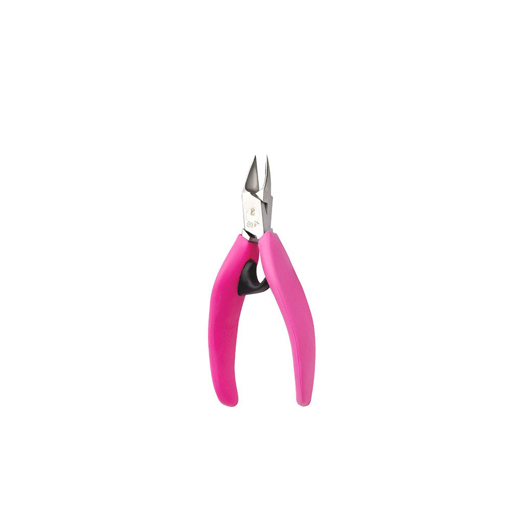 Pince Akori rose,  à mors très effilés, coupe droite Eloi